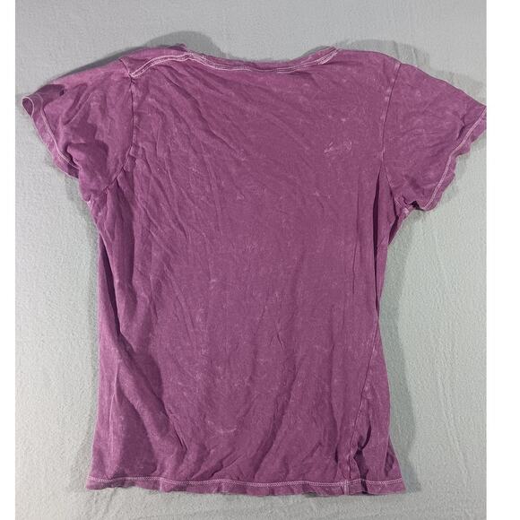 Panic! At The Disco T-Shirt Purple Eye Symbol Graphic Tee Women’s XL Emo Indie - Picture 5 of 5